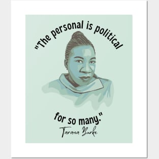 Tarana Burke Portrait and Quote Posters and Art